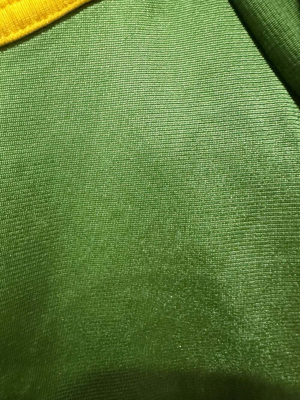 adidas Originals Green Yellow Trefoil Track Jacket XL Y2K Zip Up Retro 2009 - Picture 11 of 11